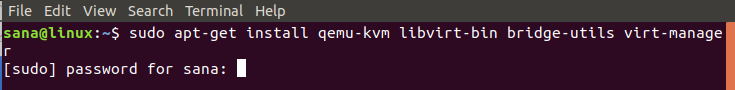 使用 apt 安装 KVM