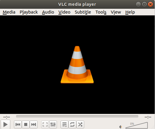 VLC 播放器已启动