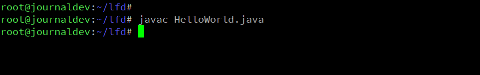 编译 Java 程序命令行 Java