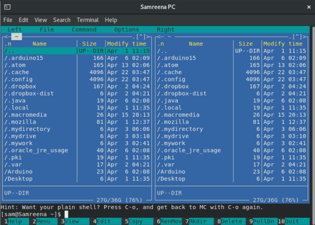 CentOS 上的午夜指挥官