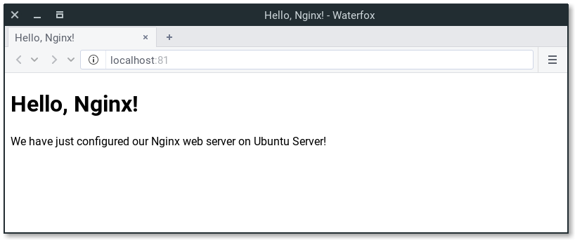 安装 nginx ubuntu