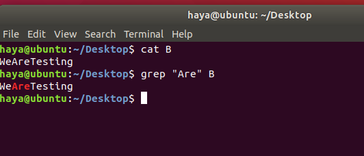 Ubuntu grep 命令