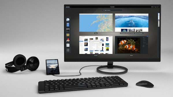 A full desktop computer with an option for a compatible keyboard, mouse, and monitor.