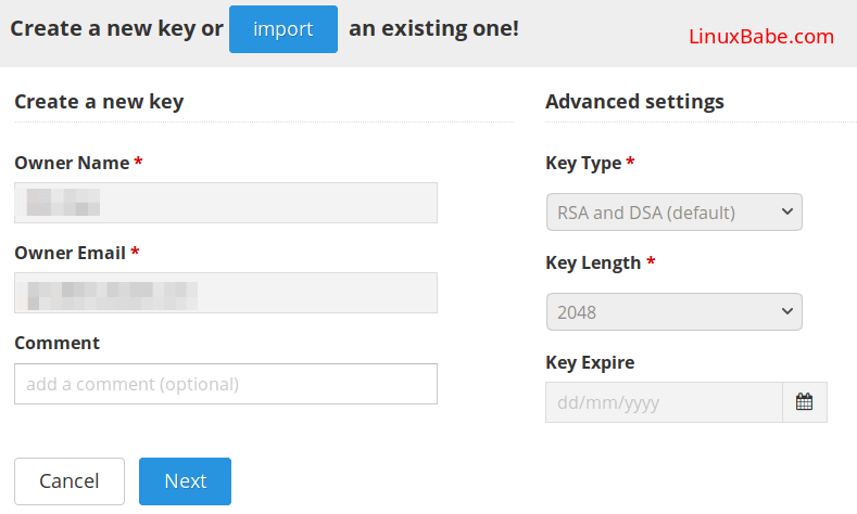 passbolt-import-private-key-ubuntu