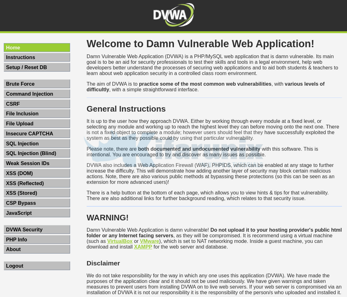 在 Rocky Linux 8 上安装和设置 DVWA