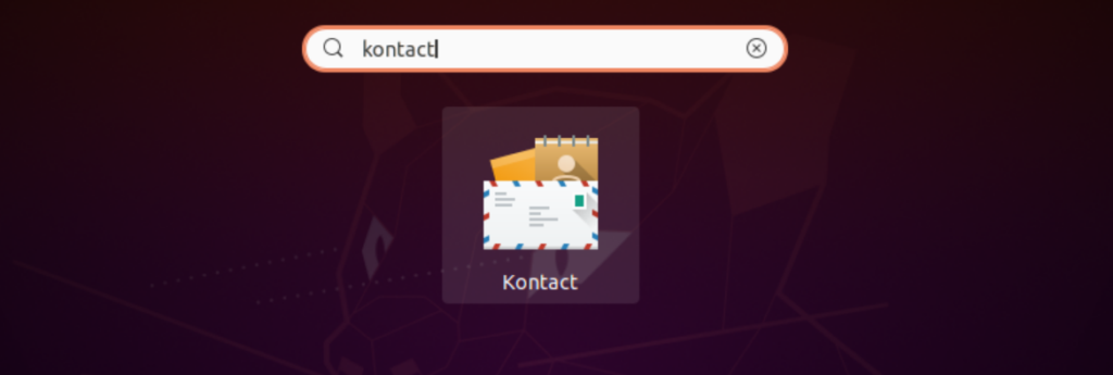 Kontact 应用程序图标