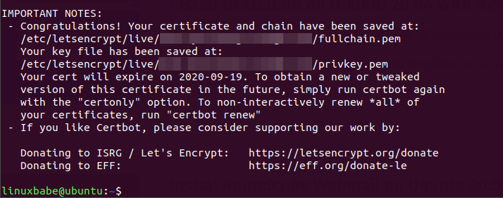 同步 ubuntu https certbot