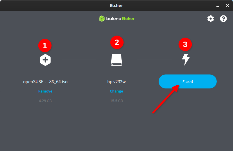 在 Linux 中使用 Etcher 创建可启动的 USB 驱动器