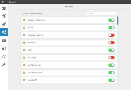 stacer-manage-services