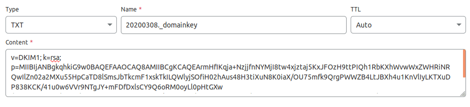 DKIM 记录