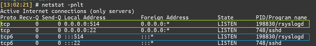 使用 Netstat 检查开放端口