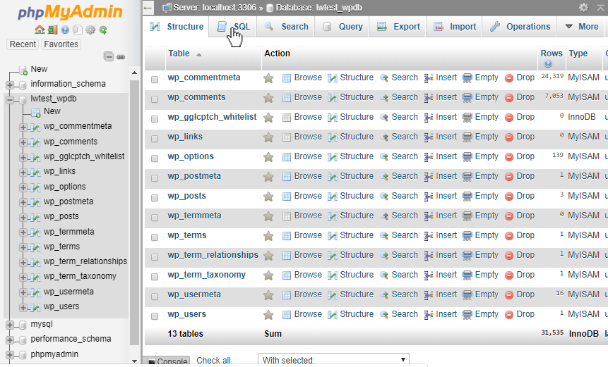 SQL_Tab