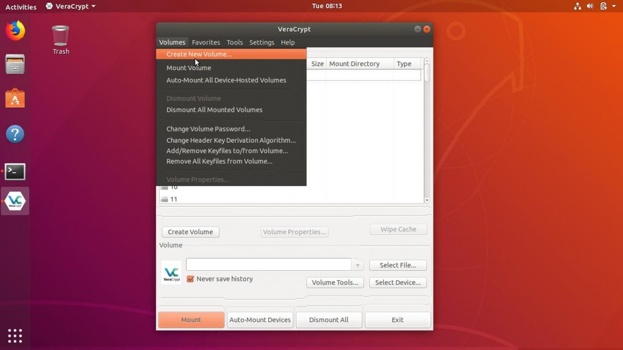 在 Ubuntu 20.04 上安装 VeraCrypt