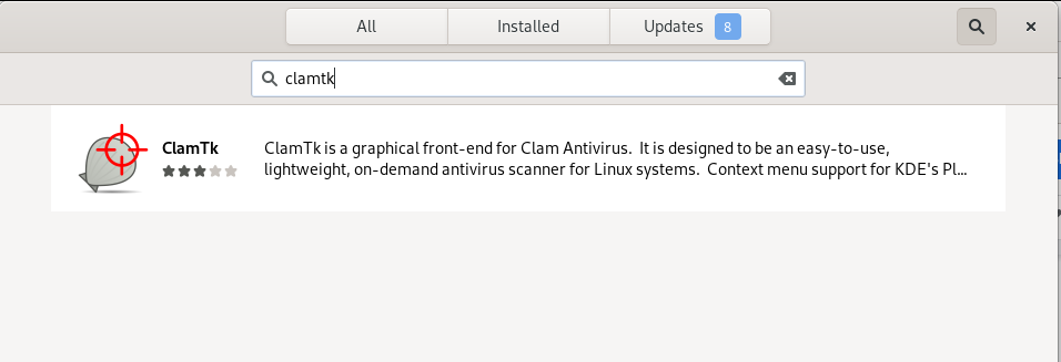 ClamTK Debian 软件包