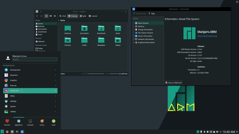 Manjaro ARM版