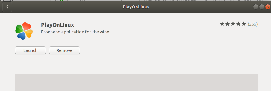 PlayOnLinux 安装成功