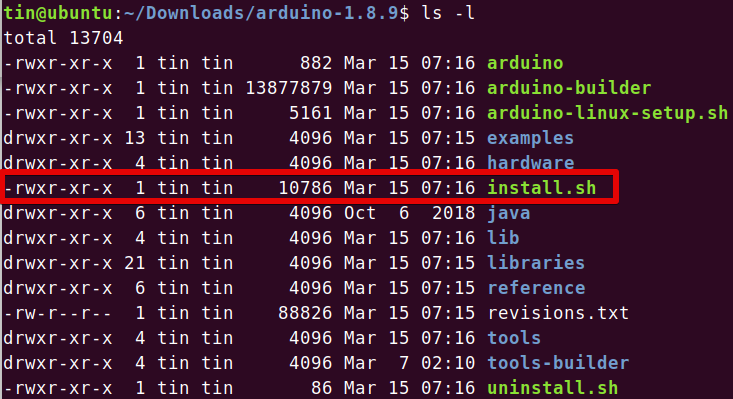 Arduino安装脚本