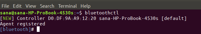 Linux Bluetoothctl 命令