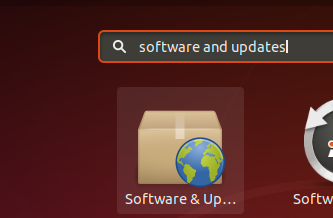 启动 Ubuntu 软件中心