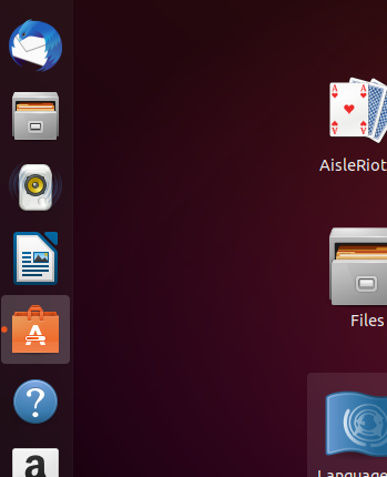 启动 Ubuntu 软件管理器