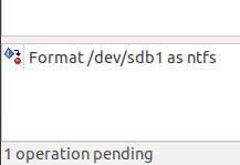 使用 ntfs 文件系统格式化