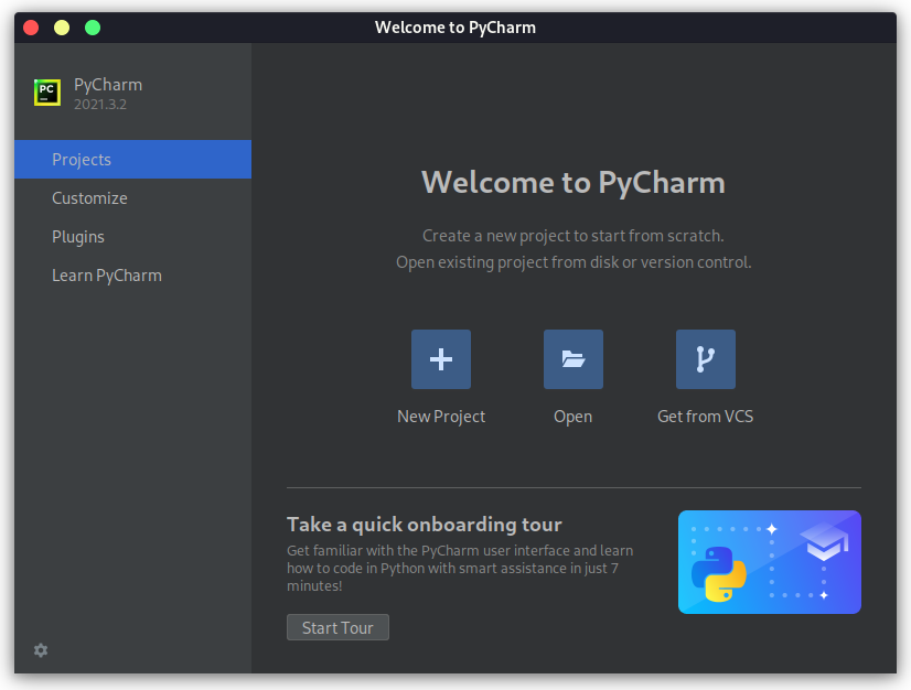 Pycharm 仪表板