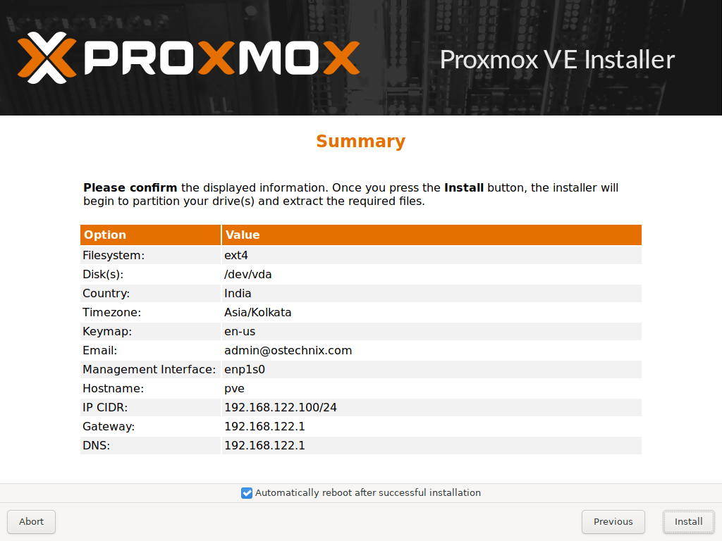 Proxmox 安装总结