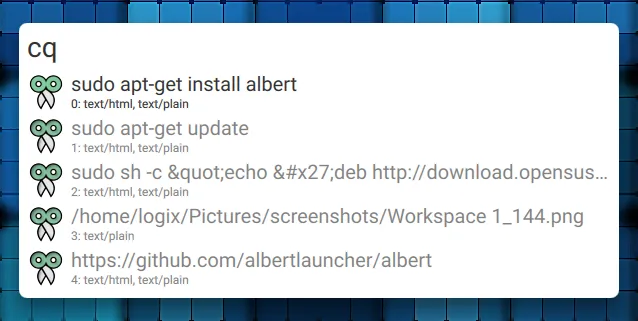 Albert Launcher 剪贴板集成