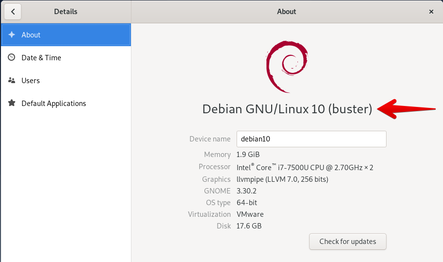 Debian 版本